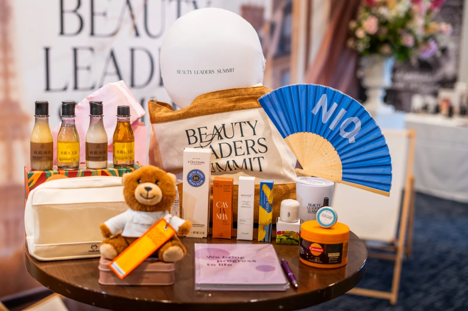 Beauty Leaders Summit partner display